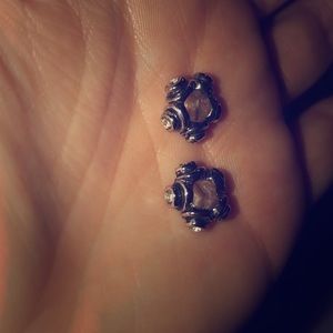 diamond studded pandora spacers